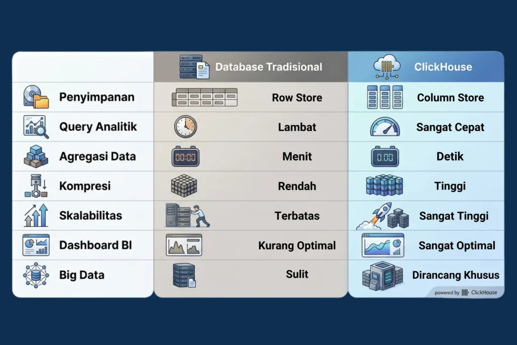 High Performance Query untuk Big Data - Mengapa ClickHouse Menjadi Solusi Database Modern